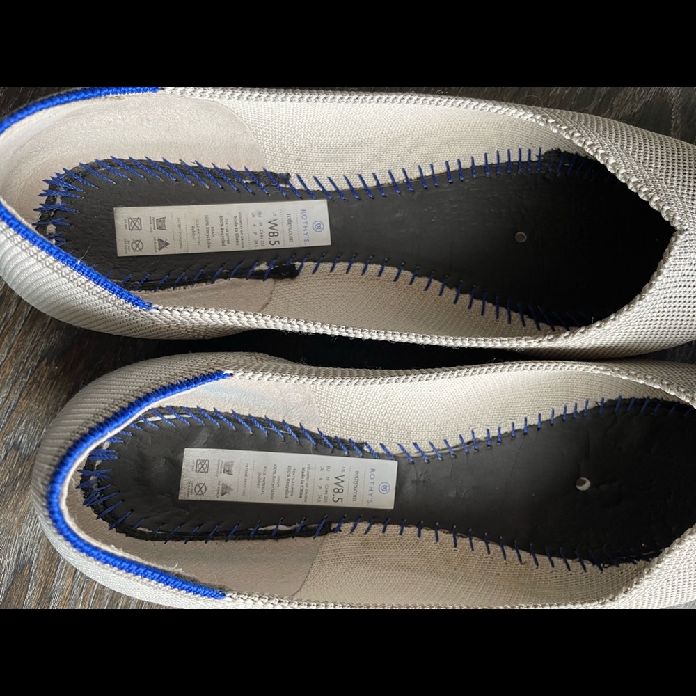Rothy’s The Point 8.5 (Flaxseed color)
